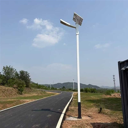 山南路边太阳能路灯安装